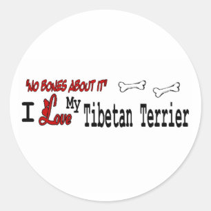 Adesivo Tibetano Terrier (I Love) Sticker