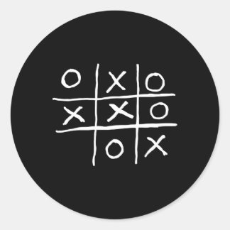 Adesivo Tic Tac Toe Noughts E Cruzes