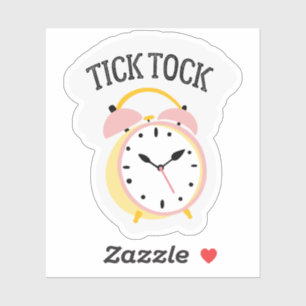Adesivo Tick Tock sticker
