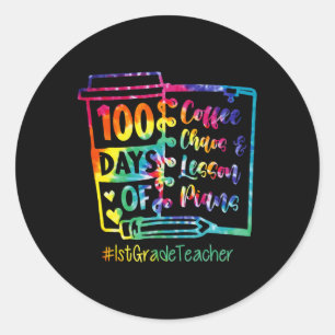 Adesivo Tie Dye 100 Dias De Café E Caos 1rua De Chá