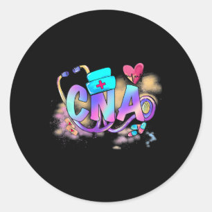Adesivo Tie Dye Cna Cute Nurse Day Cna Rn Nurse Semana Pre