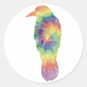 Adesivo Tie Dye Crow Sticker