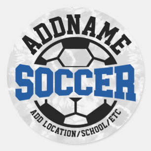 Adesivo Tie-Dye da Equipe do Jogador de Futebol do ADD Per