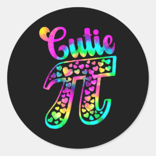 Adesivo Tie Dye Engraçadinho 3,14 Símbolo Número Pi Matemá