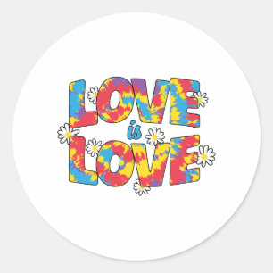 Adesivo Tie-Dye Love