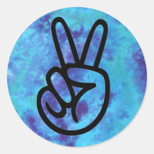 Adesivo Tie Dye Peace Stickers