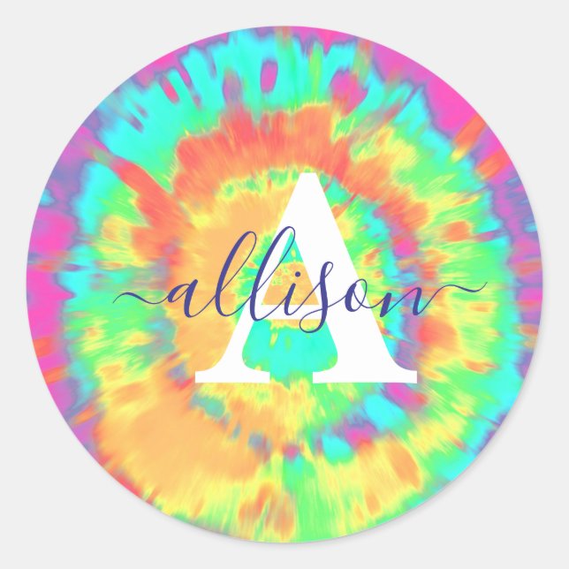 Adesivo Tie dye personalizado (Frente)