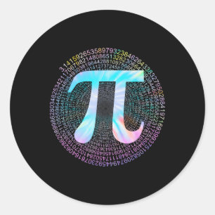 Adesivo Tie Dye Pi Happy Pi Day