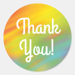 Adesivo Tie Dye Rainbow Festa de aniversário Kids Cute