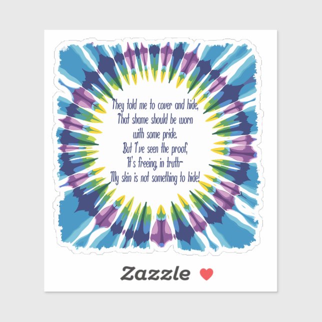 Adesivo Tie Dye Skin Pride Tee (Folha)