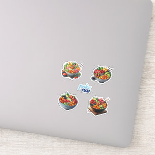Adesivo Tigelas de Poke