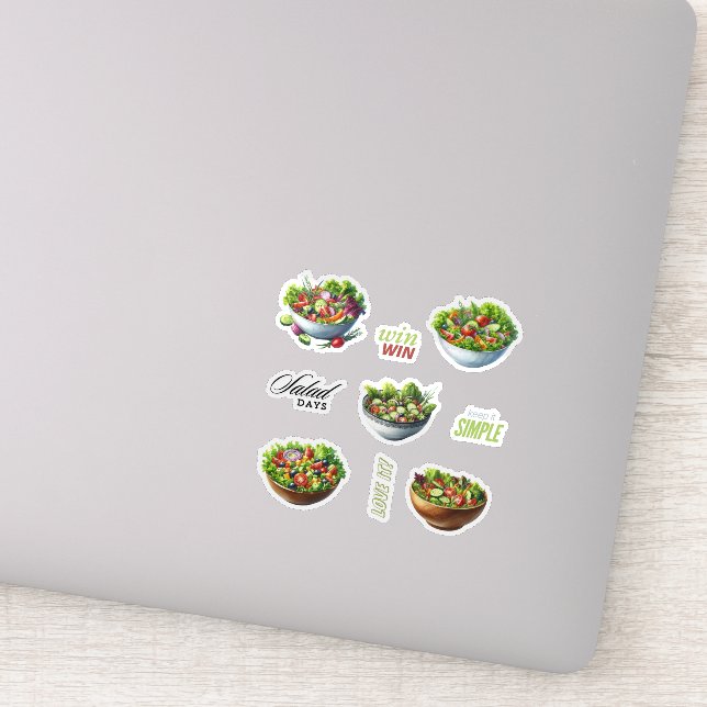 Adesivo Tigelas de Salada (Detalhe)