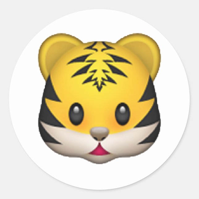 Adesivo Tiger - Emoji (Frente)