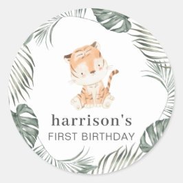 Adesivo Tiger Greenery Round