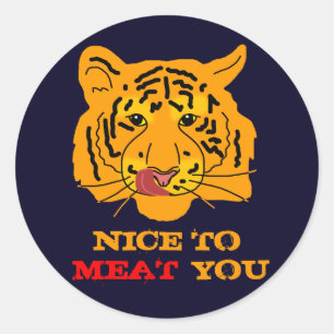 Adesivo Tiger Legal Para Carne Você É Divertido Personal