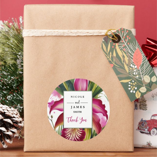 Adesivo Tiger Lily Elegant Floral (Feriado)