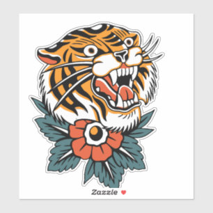 Adesivo Tiger Roaring Sticker