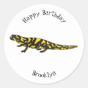 Adesivo Tiger salamander cartoon