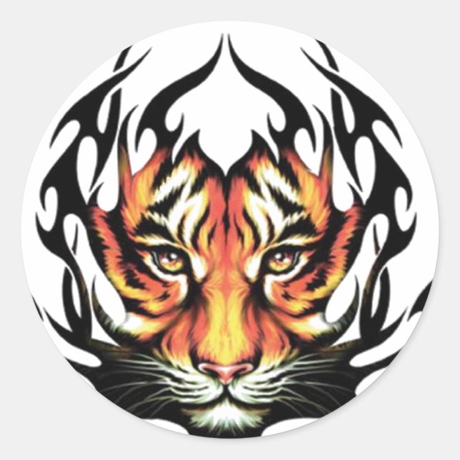 Adesivo Tiger Tattoo (Frente)