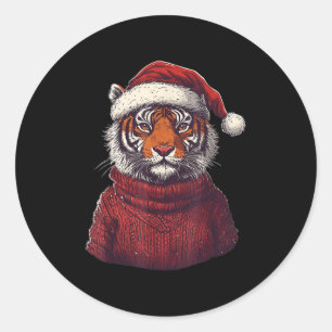 Adesivo Tiger Ugly Sweater Natal