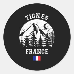 Adesivo Tignes France Alps Ski Resort Alpino Skiing Francê
