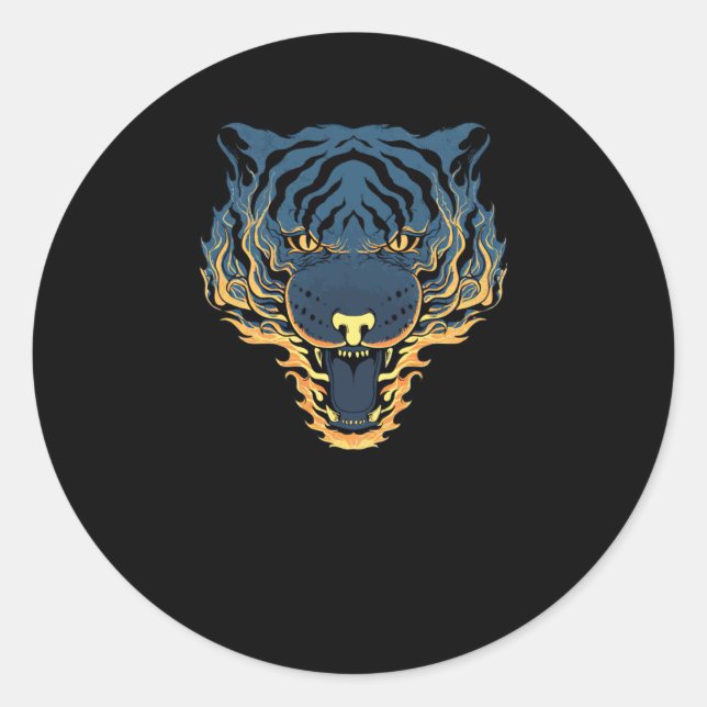 Adesivo Tigre Fire (Frente)