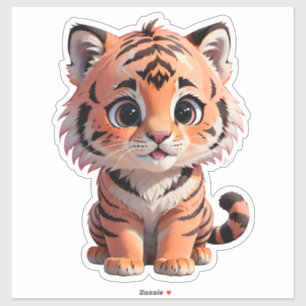 Adesivo Tigre para bebês