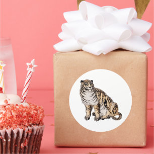 Adesivo Tigre por Kono Bairei (1844-1895).