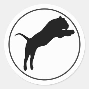Adesivo Tigre Preto Desenhado em Círculo Branco