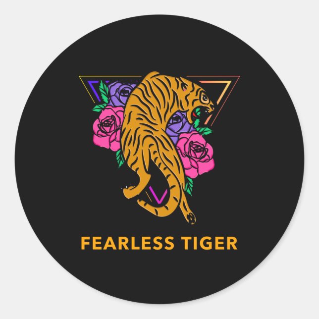 Adesivo Tigre sem rosto (Frente)