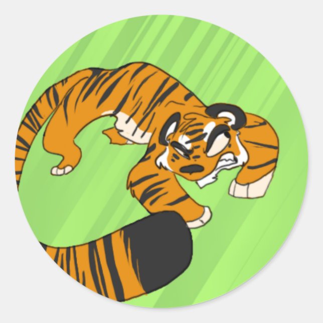 Adesivo Tigre Stickers (Frente)