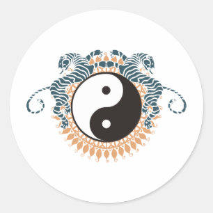 Adesivo Tigres & Yin Yang