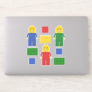 Adesivo Tijolos e figuras do edifício dos brinquedos com 