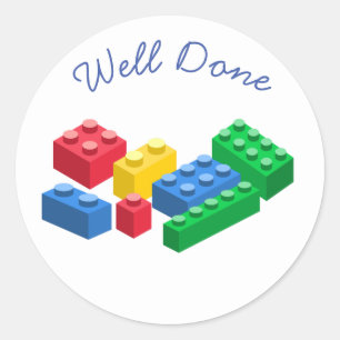 Adesivo Tijolos para a construção de brinquedos crianças c