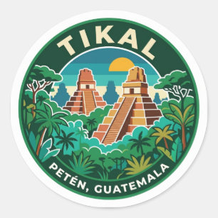Adesivo Tikal Guatemala