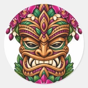 Adesivo Tiki Chama de Orquídea