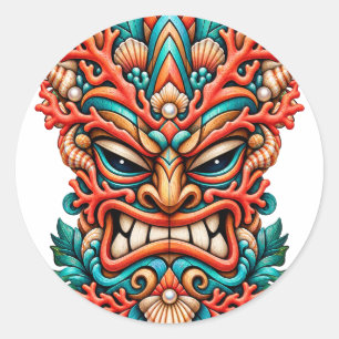 Adesivo Tiki Coral Fire