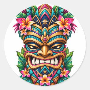 Adesivo Tiki Crista de Pavão