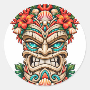 Adesivo Tiki Guardião Coral Crest