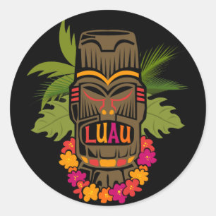 Adesivo Tiki Luau