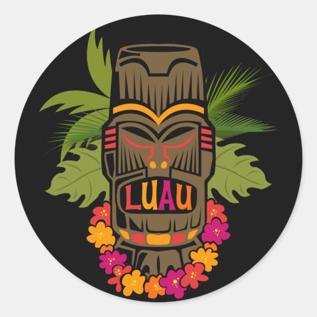 Adesivo Tiki Luau (Frente)