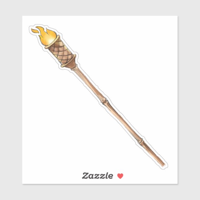 Adesivo Tiki Torch Sticker (Folha)