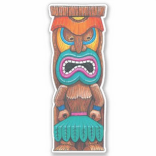 Adesivo Tiki Totem 2 Sticker