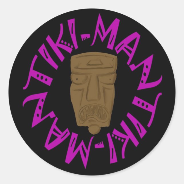 Adesivo Tikiman (Frente)