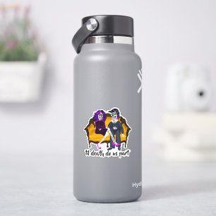 Adesivo Til Death Nos Parte De Crânios Modernos De Açúcar 