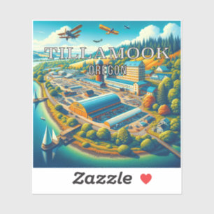 Adesivo Tillamook Oregon 3 Inch Vinyl Sticker