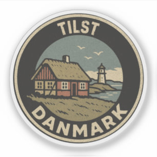 Adesivo Tilst, Dinamarca Danmark 