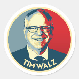 Adesivo Tim Walz