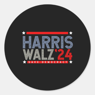 Adesivo Tim-walz-2024 Eleição Homens Mulheres Valsa 1