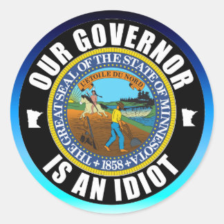 Adesivo Tim Walz é um idiota